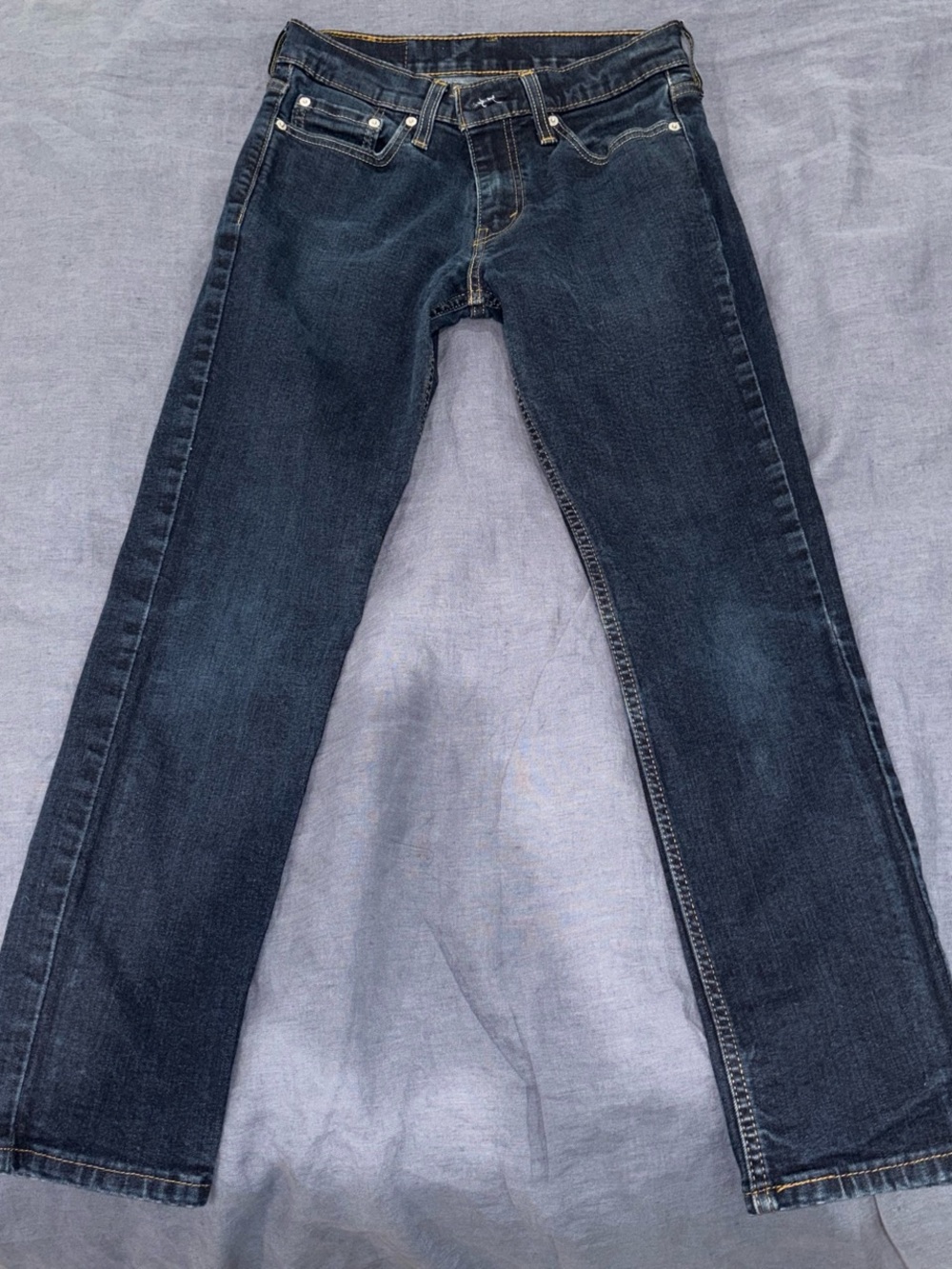 Levi's Women's Dark Blue Straight Leg Jeans